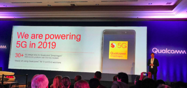 高通：2019年将有超30款基于骁龙855芯片的5G移动终端发布-芯智讯