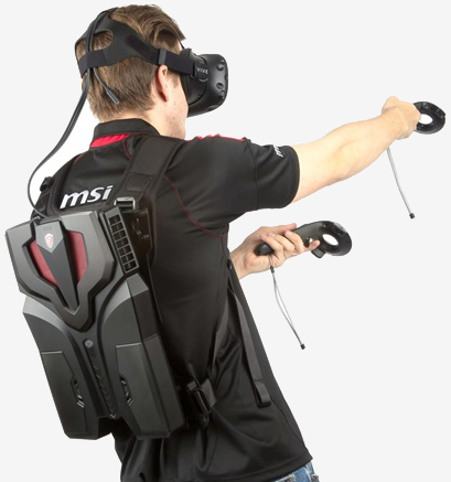 微星发布HTC Vive专用背包电脑“VR ONE”