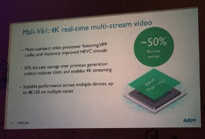 ARM Mali-V61和Mali-G51发布：提供更丰富的移动VR和4K流媒体体验