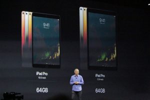 苹果10.5英寸/12.9英寸iPad Pro发布：机身更轻薄边框更窄，定价5188元元起