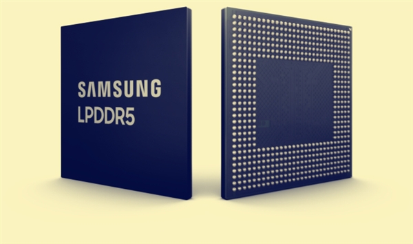 三星首发LPDDR5内存芯片：6400Mbps、功耗降低30%