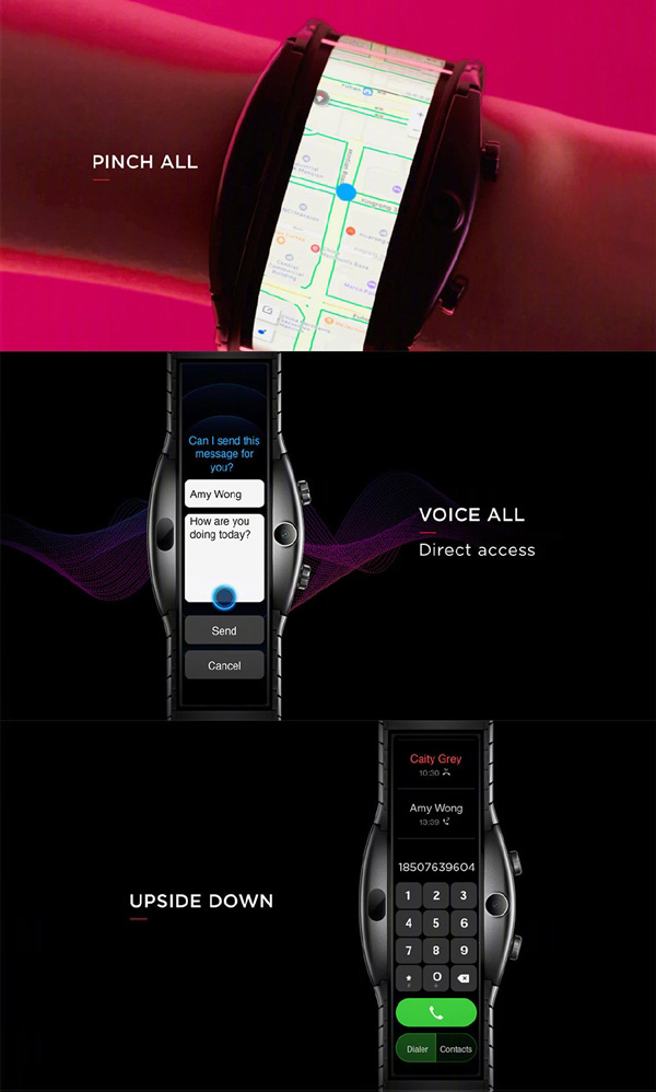 努比亚α智能手表发布：搭载环绕式柔性屏，支持语音通话