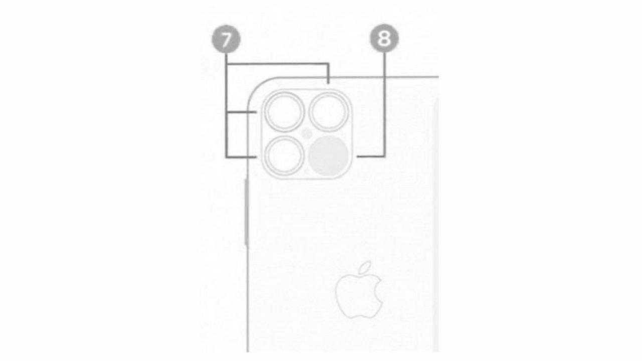 iPhone 12 Pro摄像头爆料图：四筒配LiDAR扫描仪