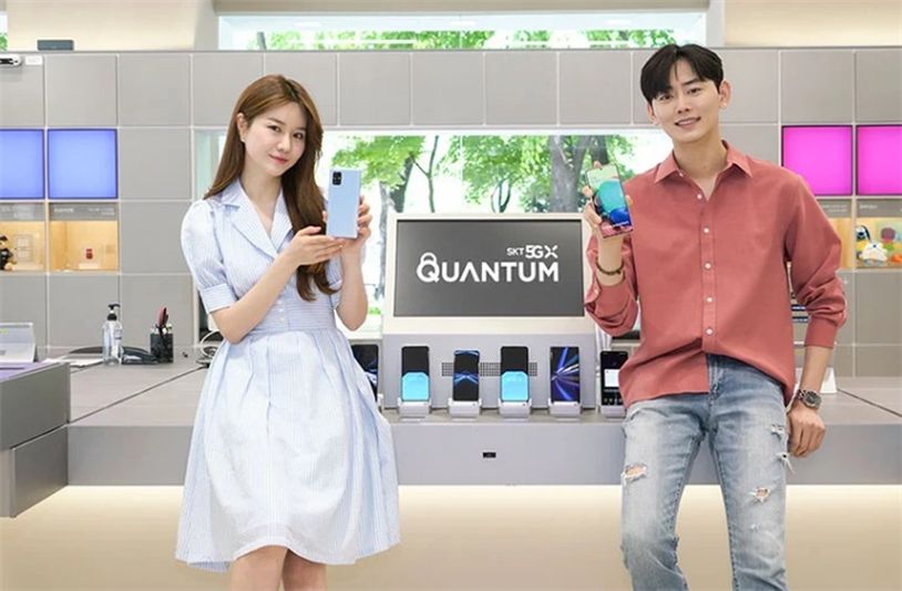 三星携手SK Telecom发布全球首款5G量子手机