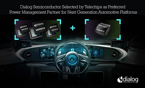 Dialog成为Telechips优选电源管理合作伙伴，助力下一代汽车平台