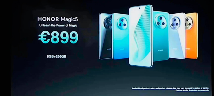 荣耀Magic5系列发布：DXO拍照和屏幕第一，定价1199欧元起！