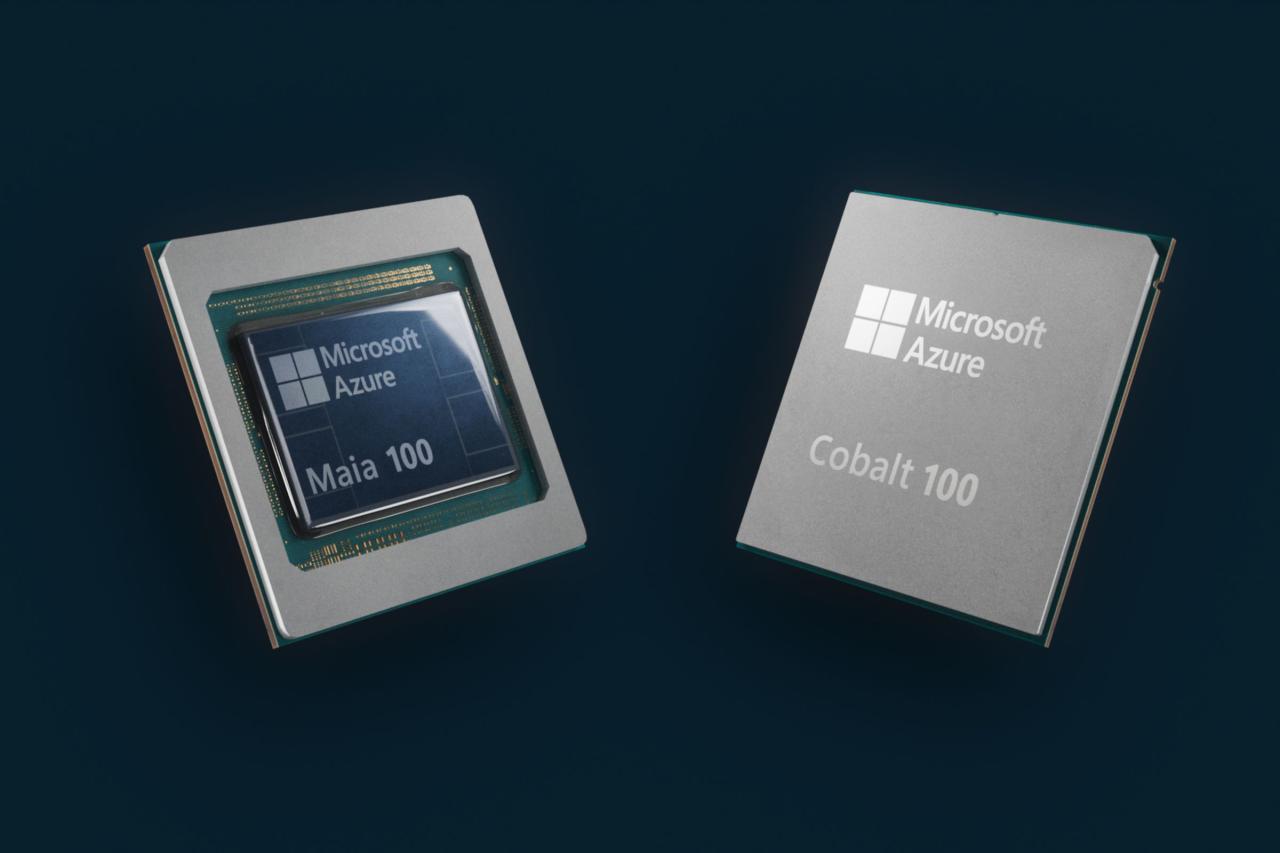 微软为其云基础设施设计的前两个定制硅芯片。