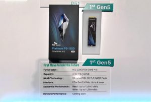 SK海力士展示Platinum P51 Gen5 SSD：238层3D TLC NAND，速度高达13.5GB/s